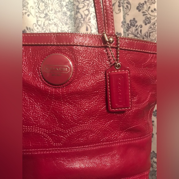 Pink Coach Purse - Picture 2 of 9